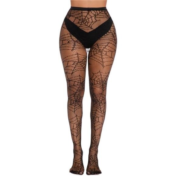 XIUSEMY Fishnet Stockings for Women Sexy Tights Lace Pantyhose Patterned - Picture 1 of 4